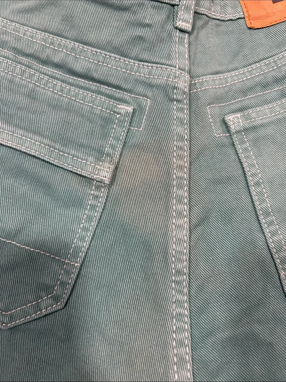 Women’s Teal Utility BDG Denim Shorts - Casual Frayed Hem size 6/28